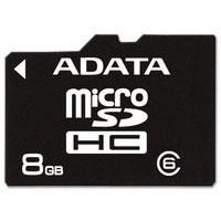 Adata microSDHC 8GB class6 (AUSDH8GCL6-R)